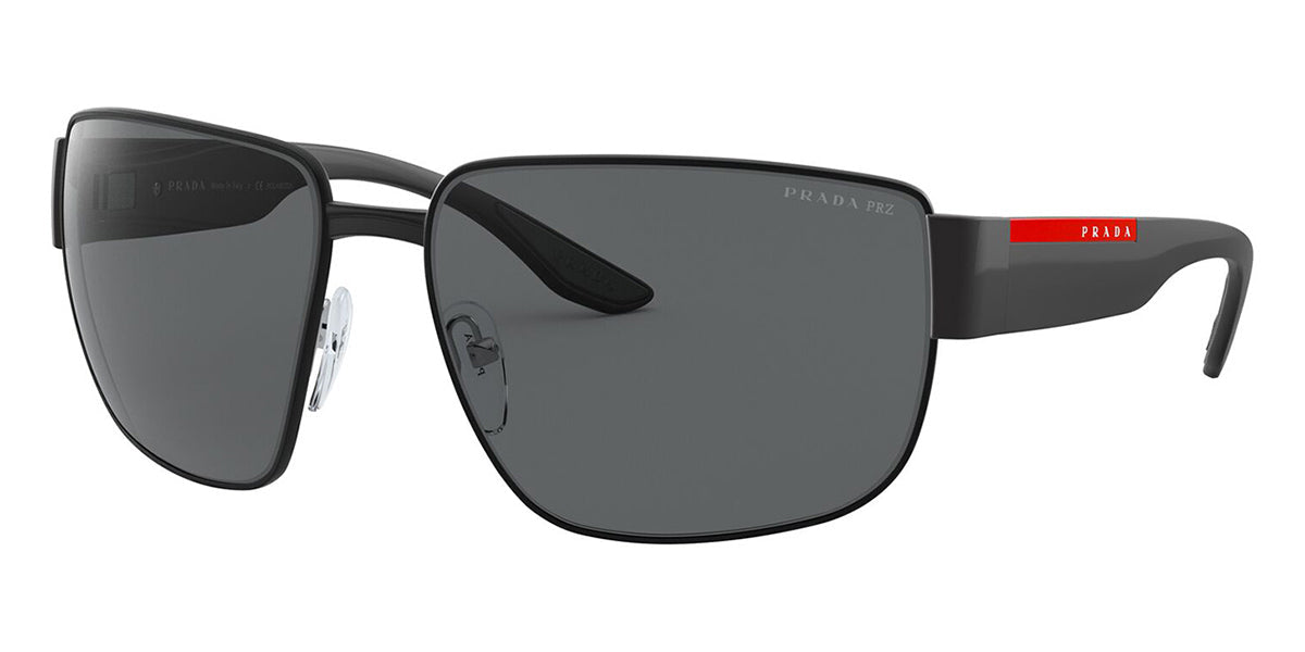 Prada Linea Rossa Polarised Sunglasses PS 56V 1BO02G Black