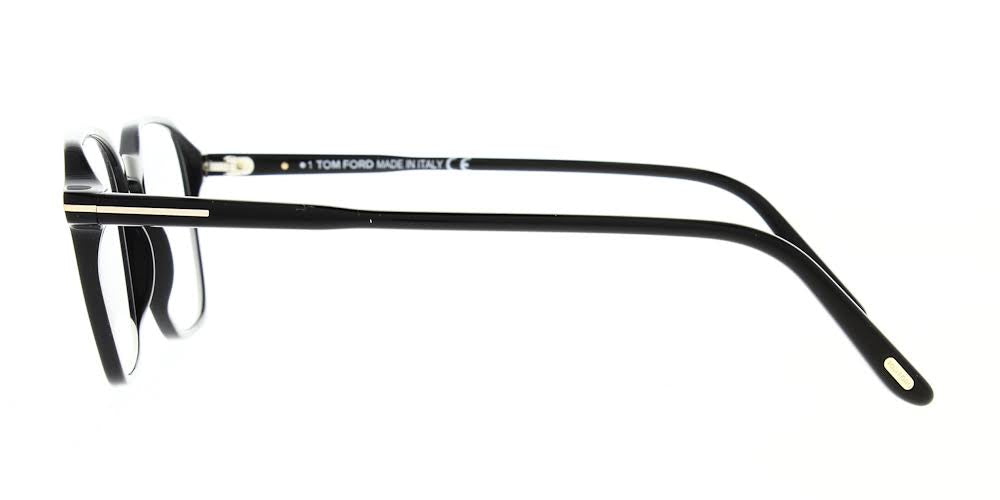 Tom Ford Glasses Frames TF5804 001 Shiny Black Unisex Preppy Optical Eyeglasses