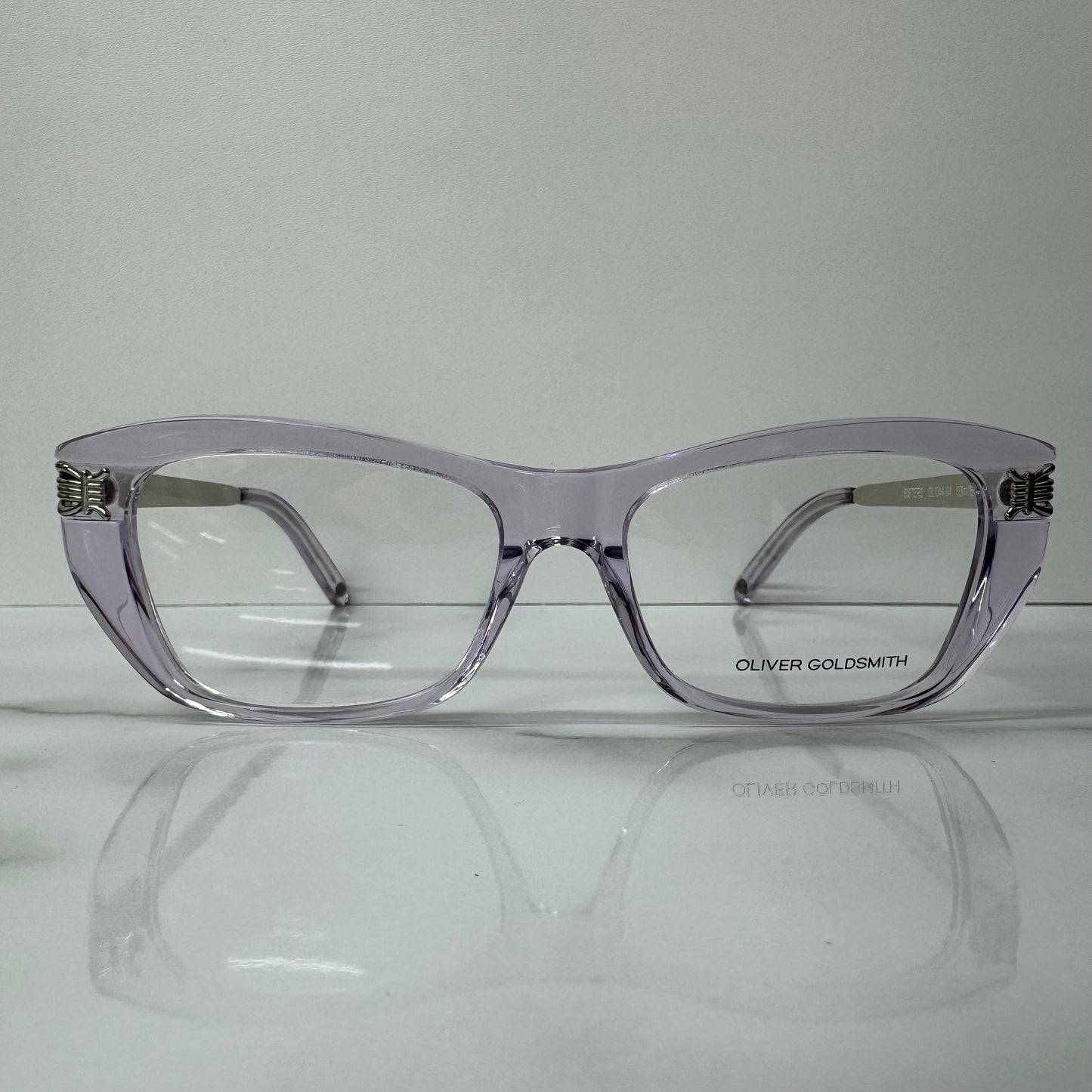 Oliver Goldsmith Glasses Frames Sister2 OLI044-04 Clear Transparent Purple