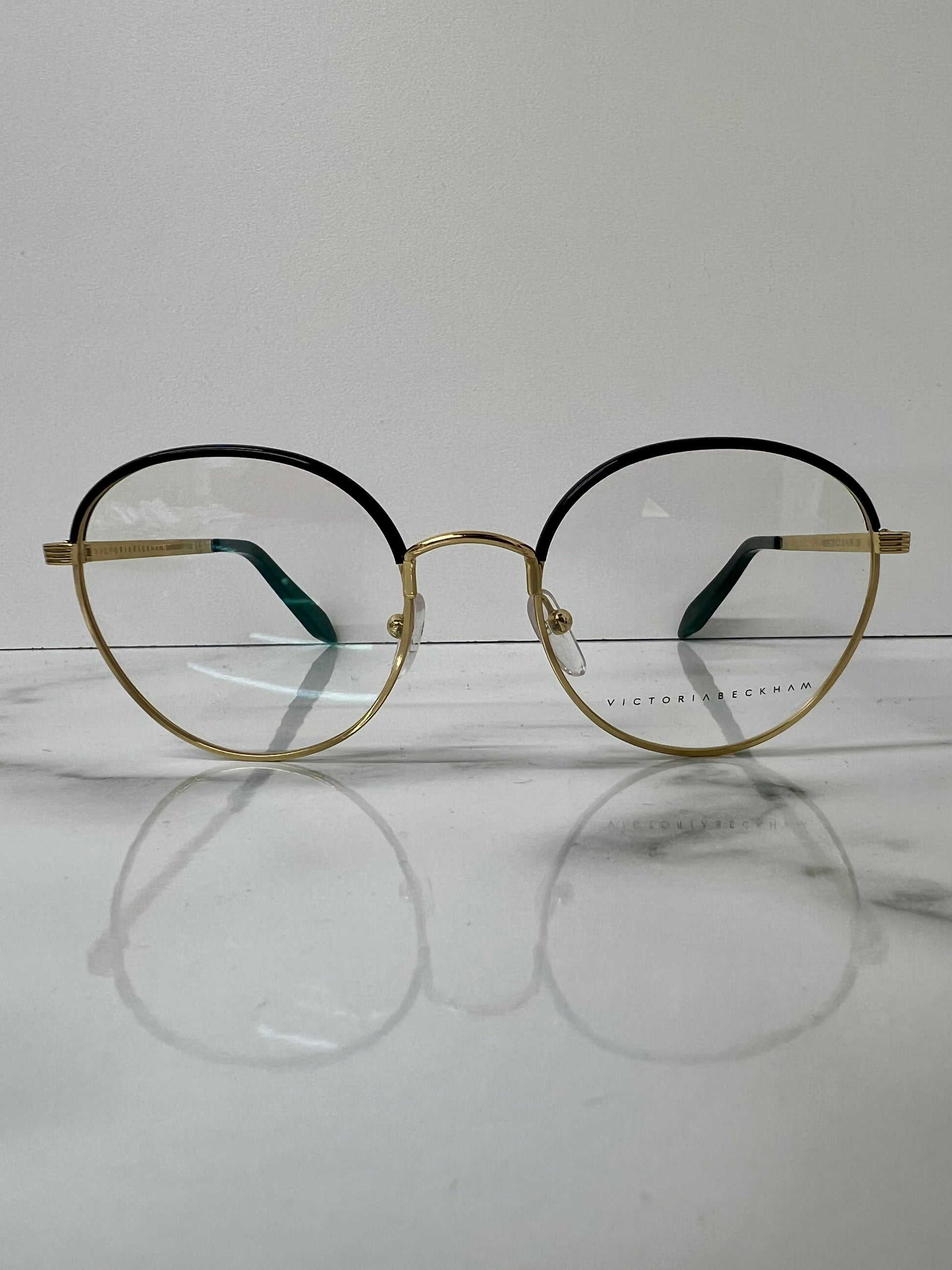 Victoria Beckham Optical Glasses Frames Women Round Gold Eyeglasses VBOPT221