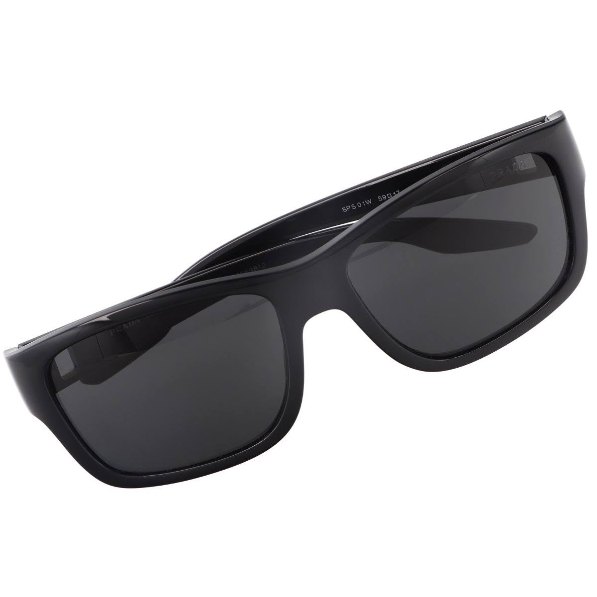 Prada Linea Rossa Sunglasses PS 01W 1AB06F Black