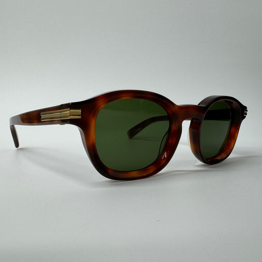 ZEGNA Brown & Green Sunglasses EZ 0229 52N