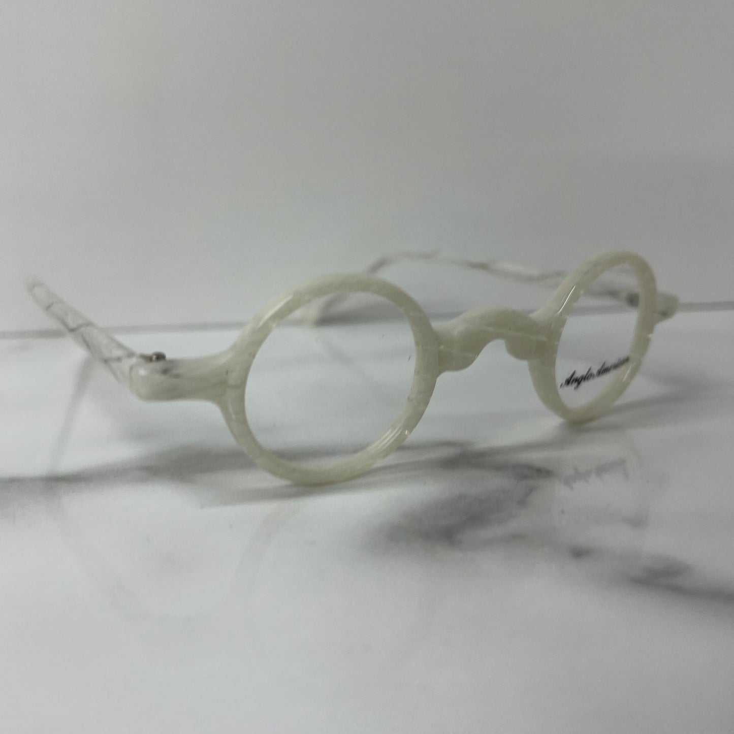 Anglo American Groucho Glasses Frames Round London Eyewear.