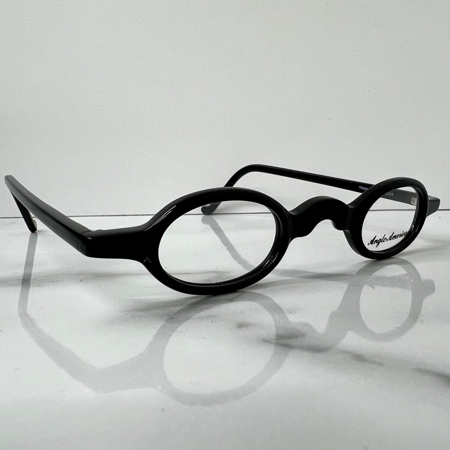 Anglo American Harpo Optical Glasses Black Designer England Eyeglasses