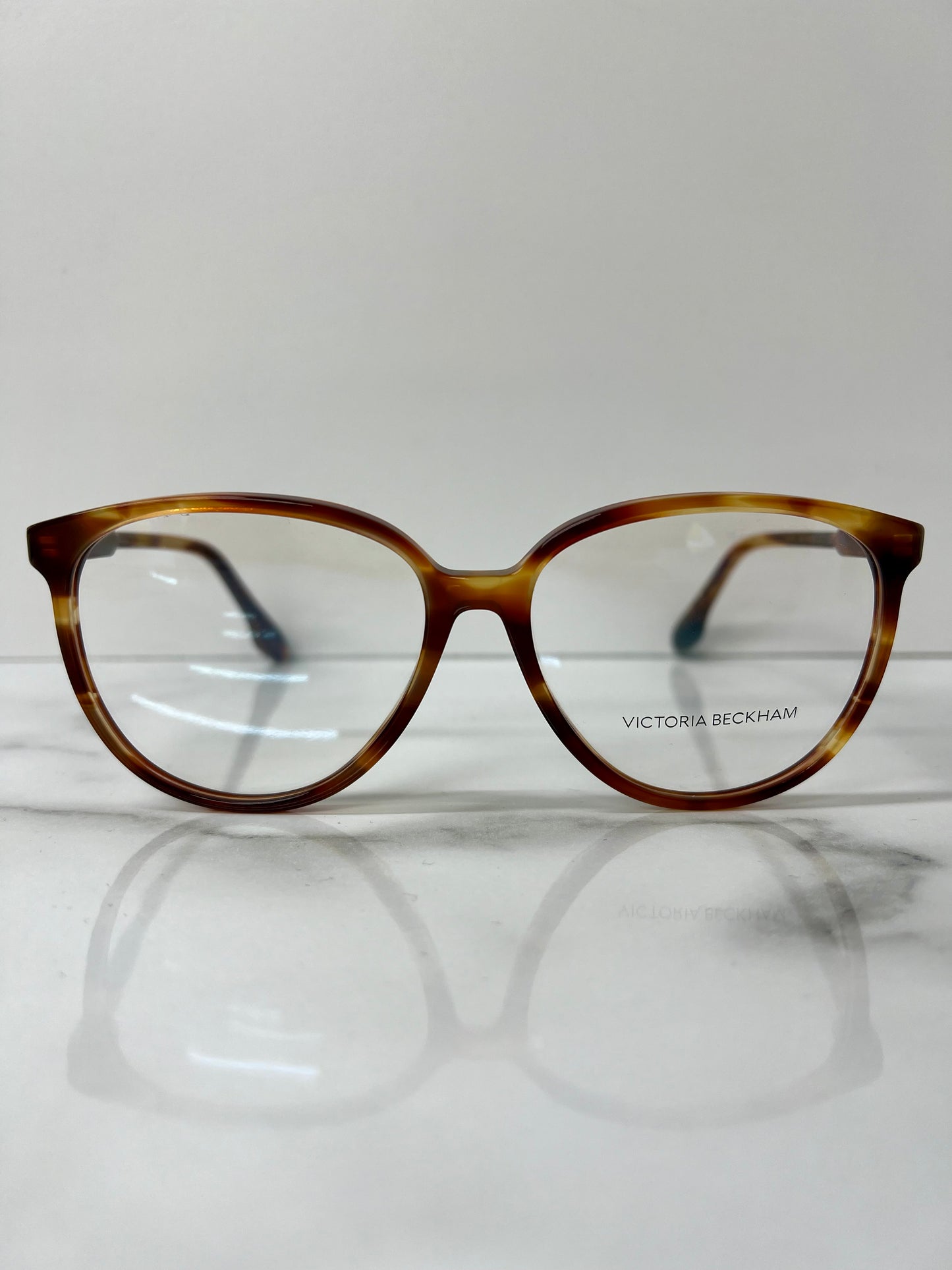 Victoria Beckham Glasses Frames Optical Women Chocolate Swirl Eyeglasses VB2619