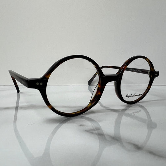 Anglo American 400 Optical Glasses Matt Tortoise Shell 45mm England Eyeglasses