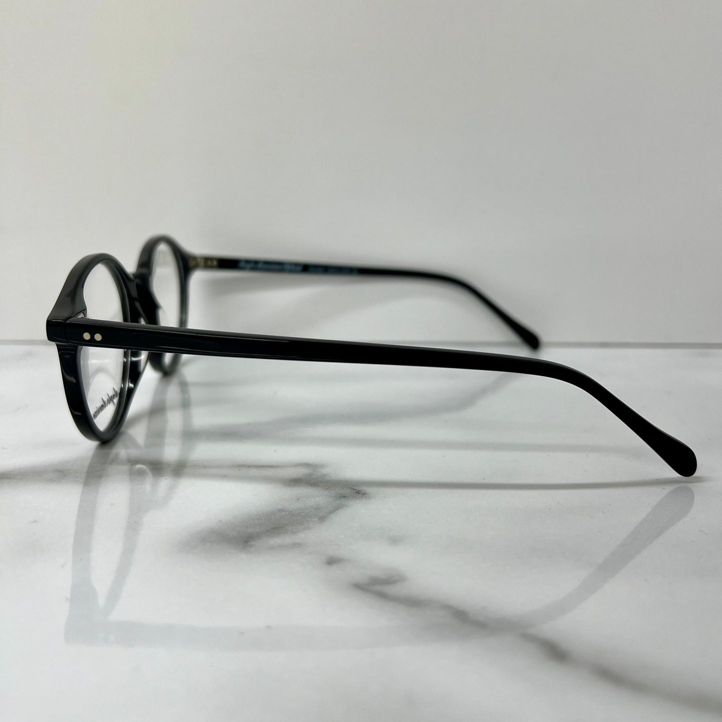 Anglo American 406 Optical Glasses Black England Designer Eyeglasses Classic