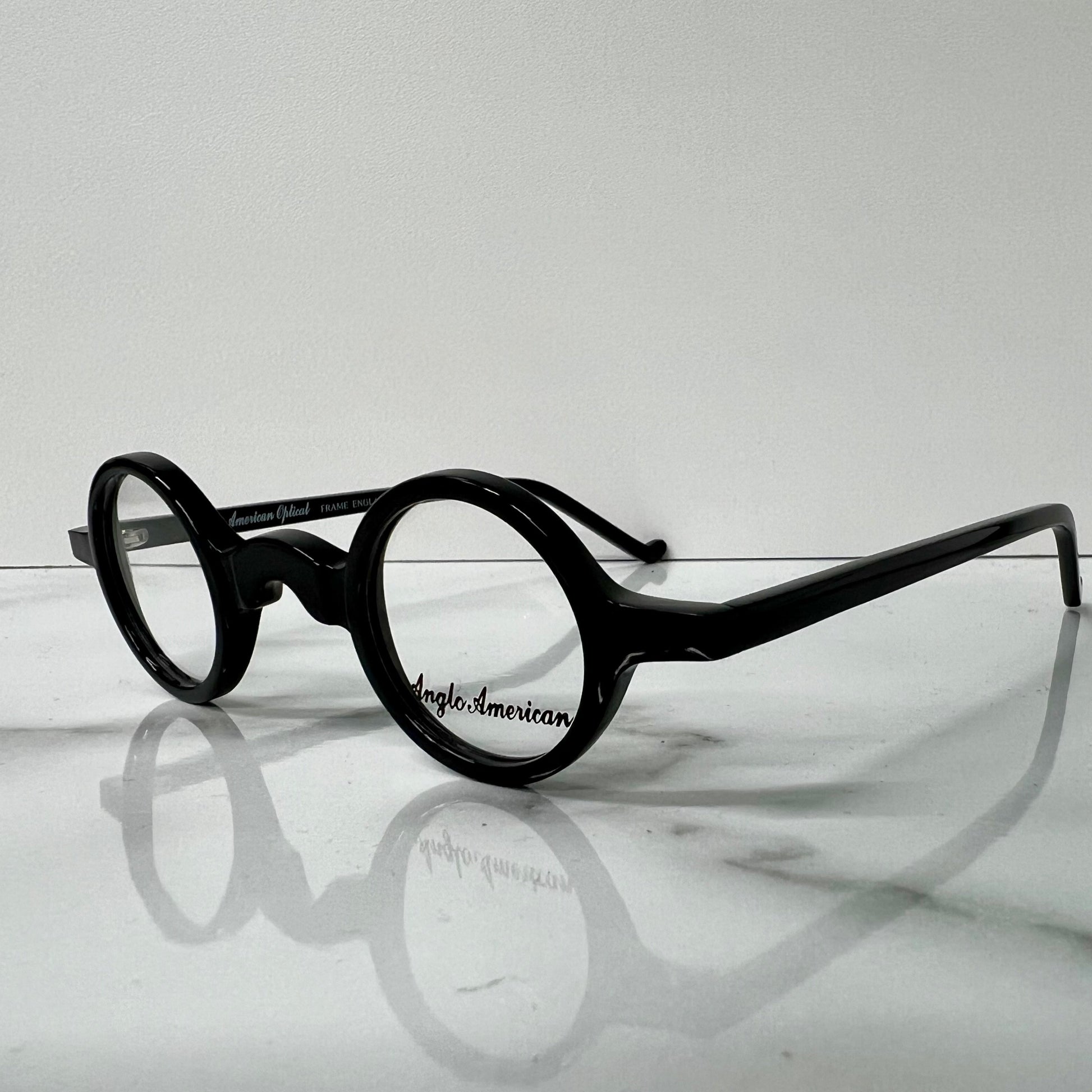 Anglo American Groucho Black vintage classic designer eyeglasses