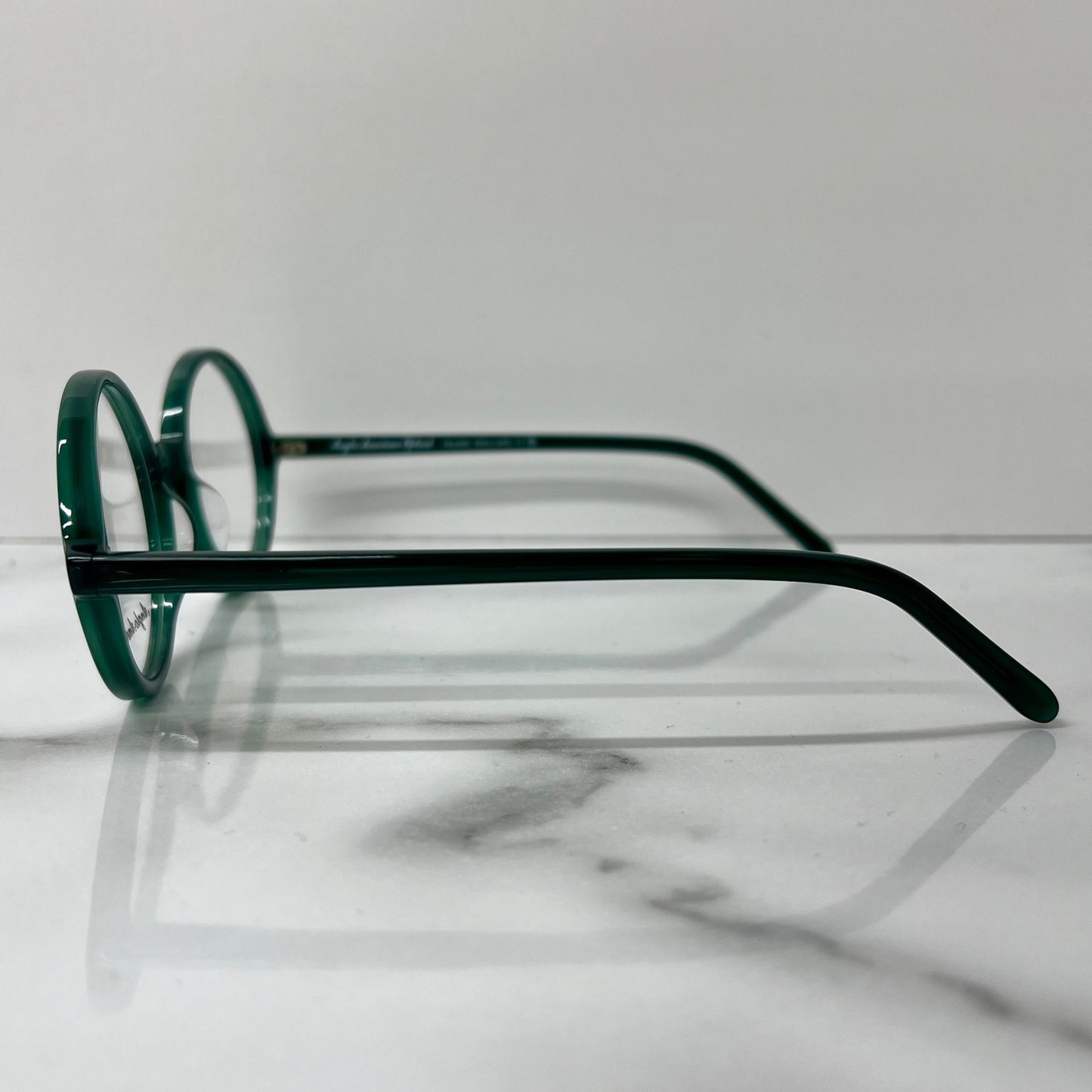 Anglo American 116 Optical Glasses Green Unisex Round Vintage Eyeglasses Frame