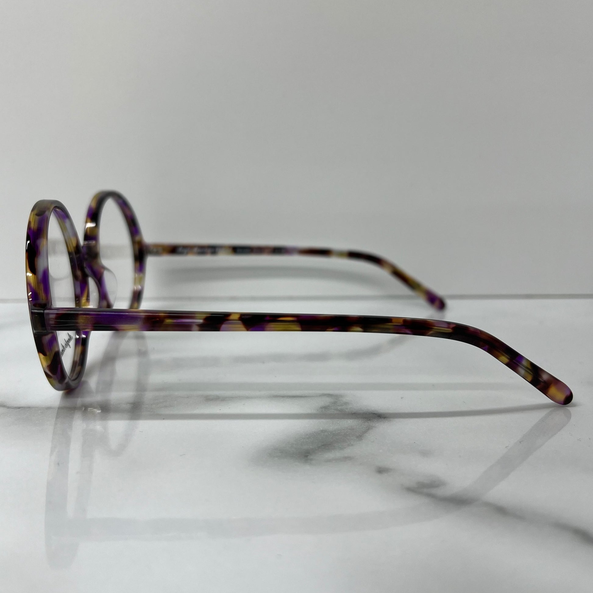 Anglo American 116 Optical Glasses Multicoloured Round Vintage Eyeglasses Frame