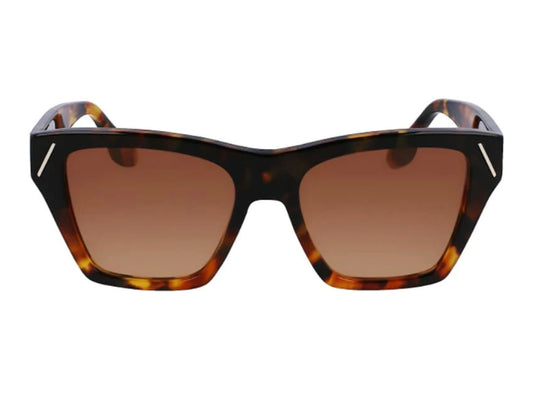 Victoria Beckham Brown Sunglasses Havana Fade VB646S 231