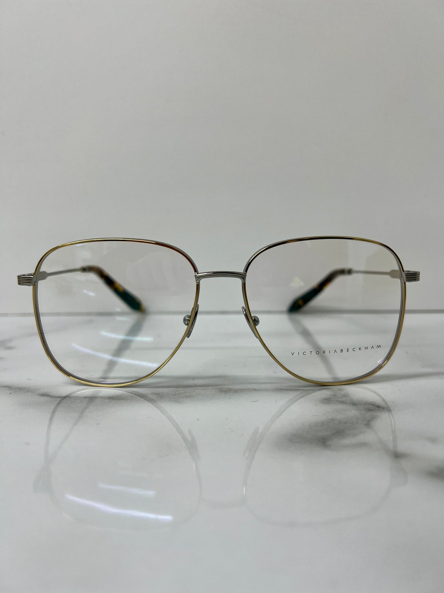 Victoria Beckham Glasses Frames Optical Women Silver Metal Eyeglasses VBOPT219