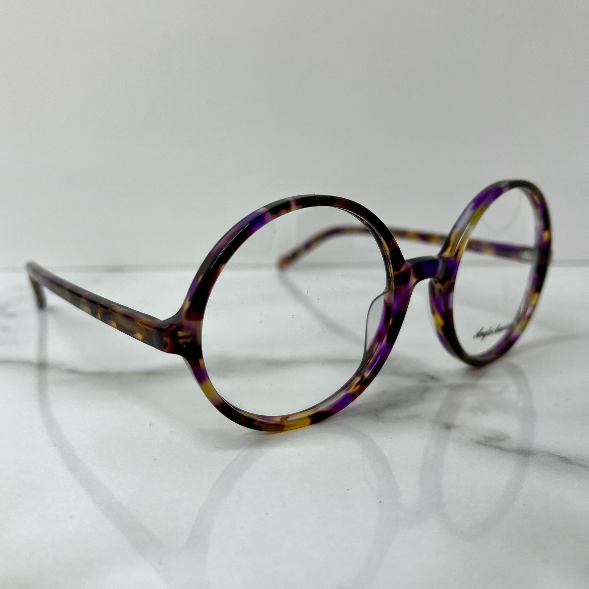 Anglo American 116 Optical Glasses Multicoloured Round Vintage Eyeglasses Frame