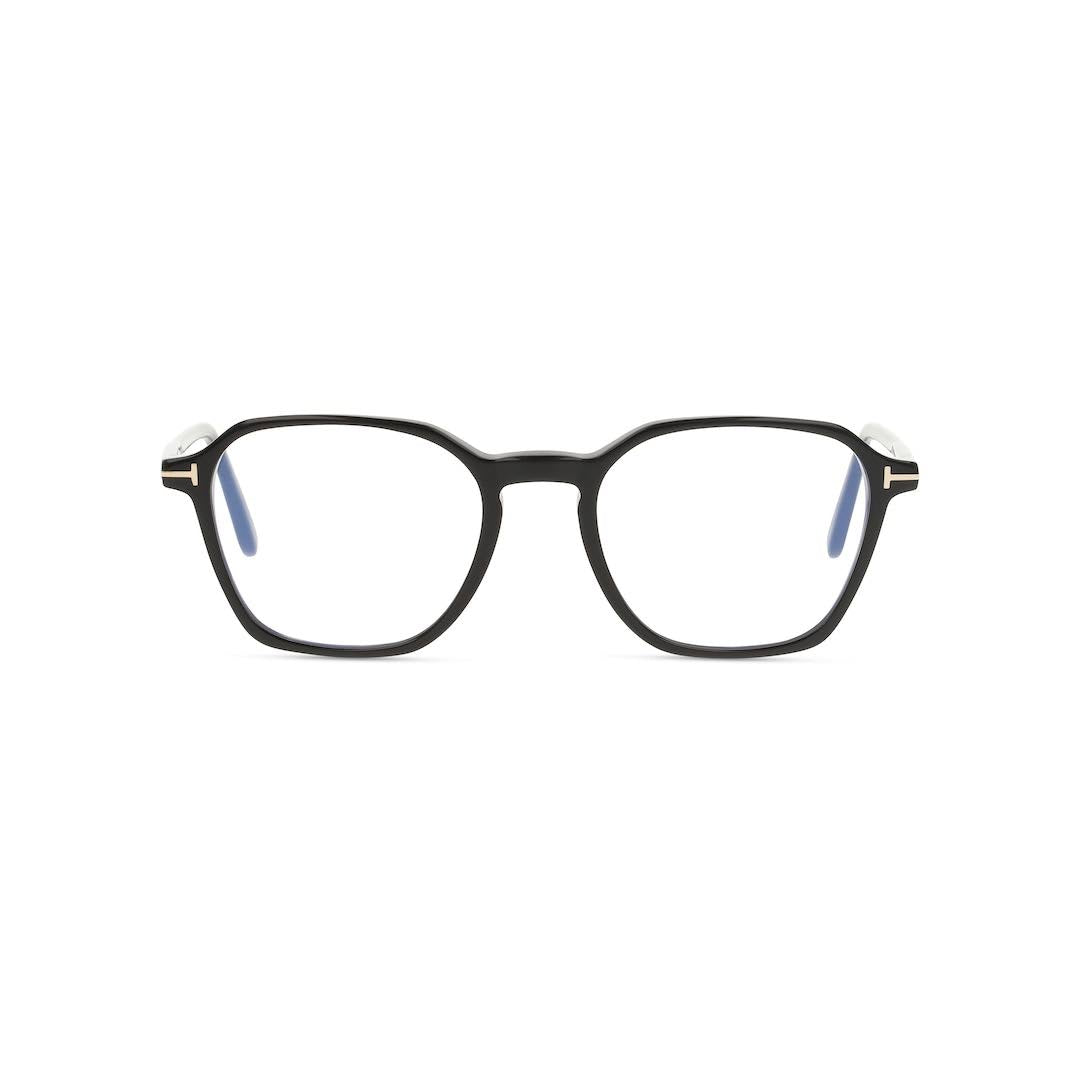 Tom Ford Glasses Frames TF5804 001 Shiny Black Unisex Preppy Optical Eyeglasses