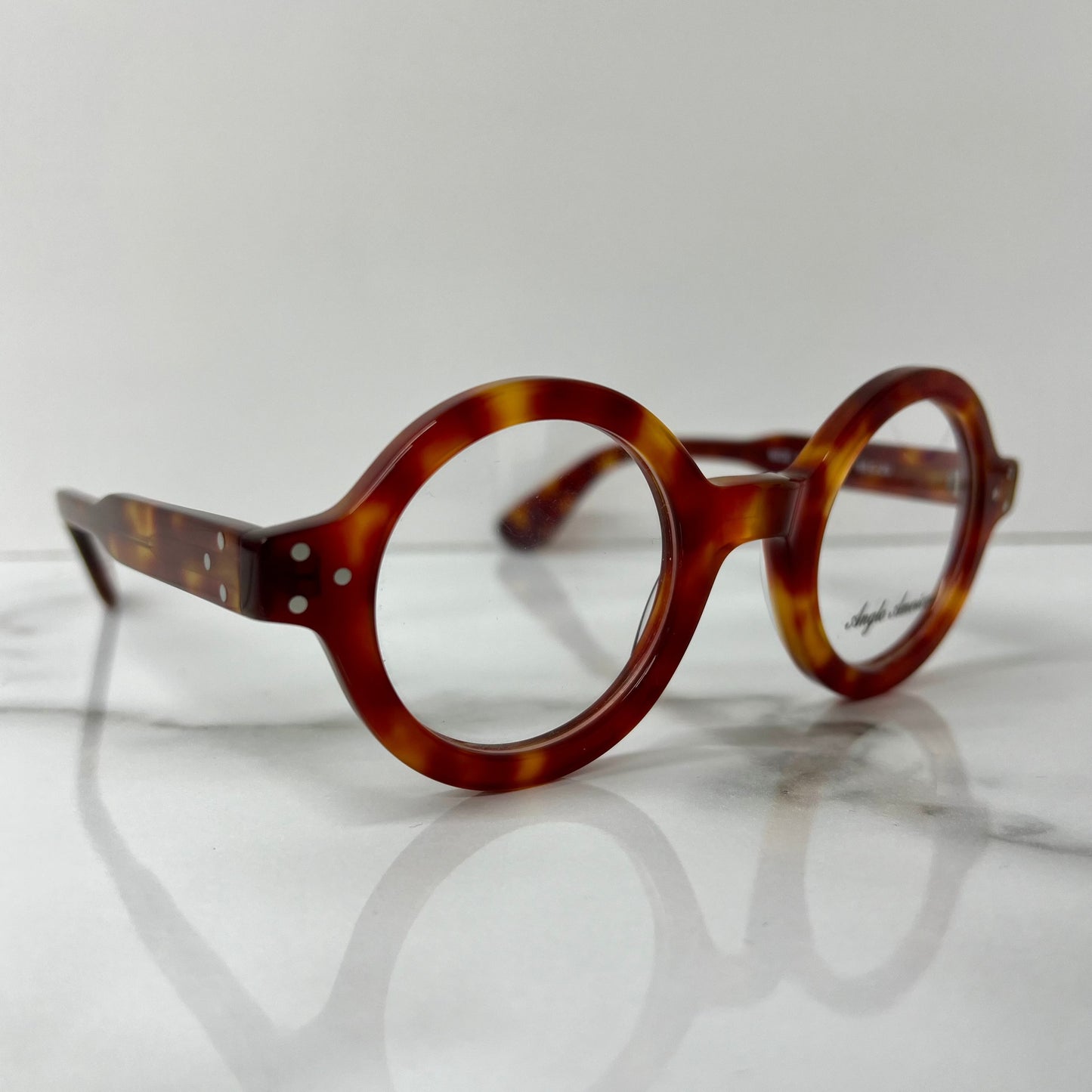 Anglo American Optical 180E - Round Glasses Classic - DBYE