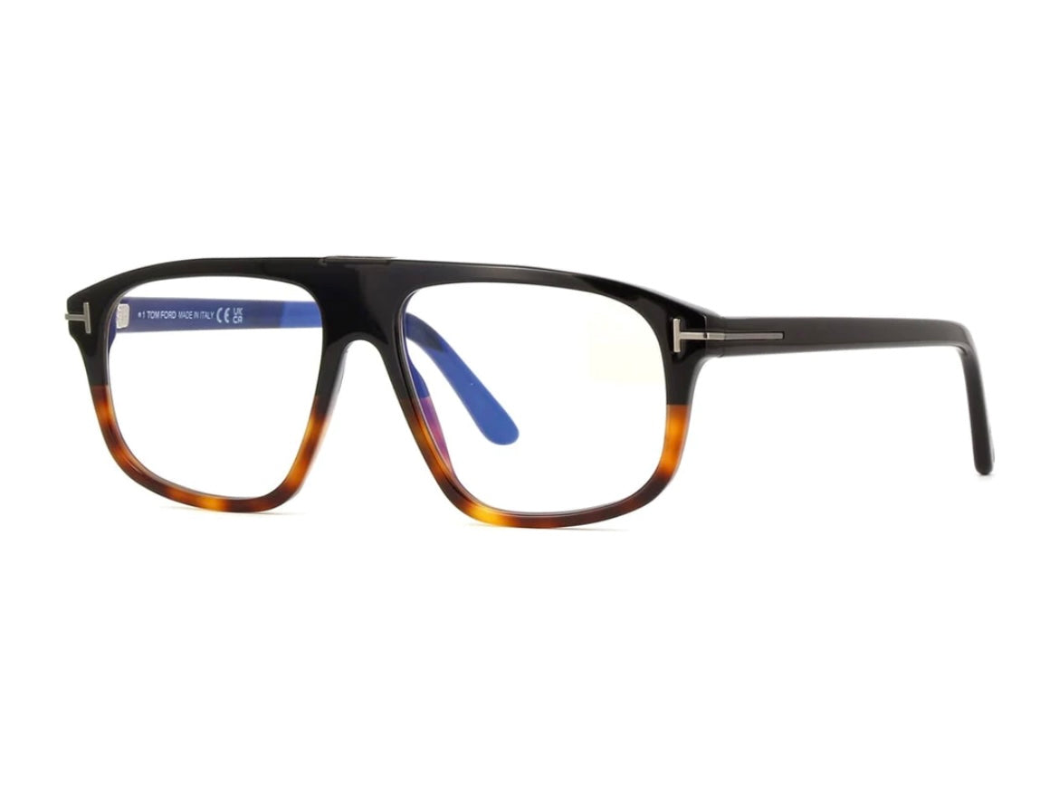 Tom Ford TF5901-B-N 056 Glasses Frames Black Havana Blue Light Eyeglasses