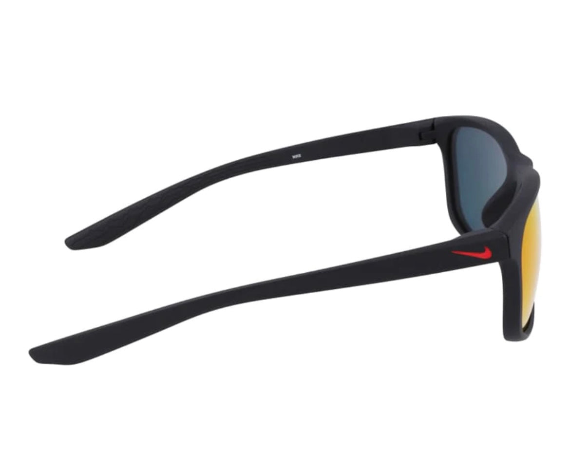 Nike Endure M Sunglasses FJ2198 010 Matte Black & Red Mirrored Sports Eyewear