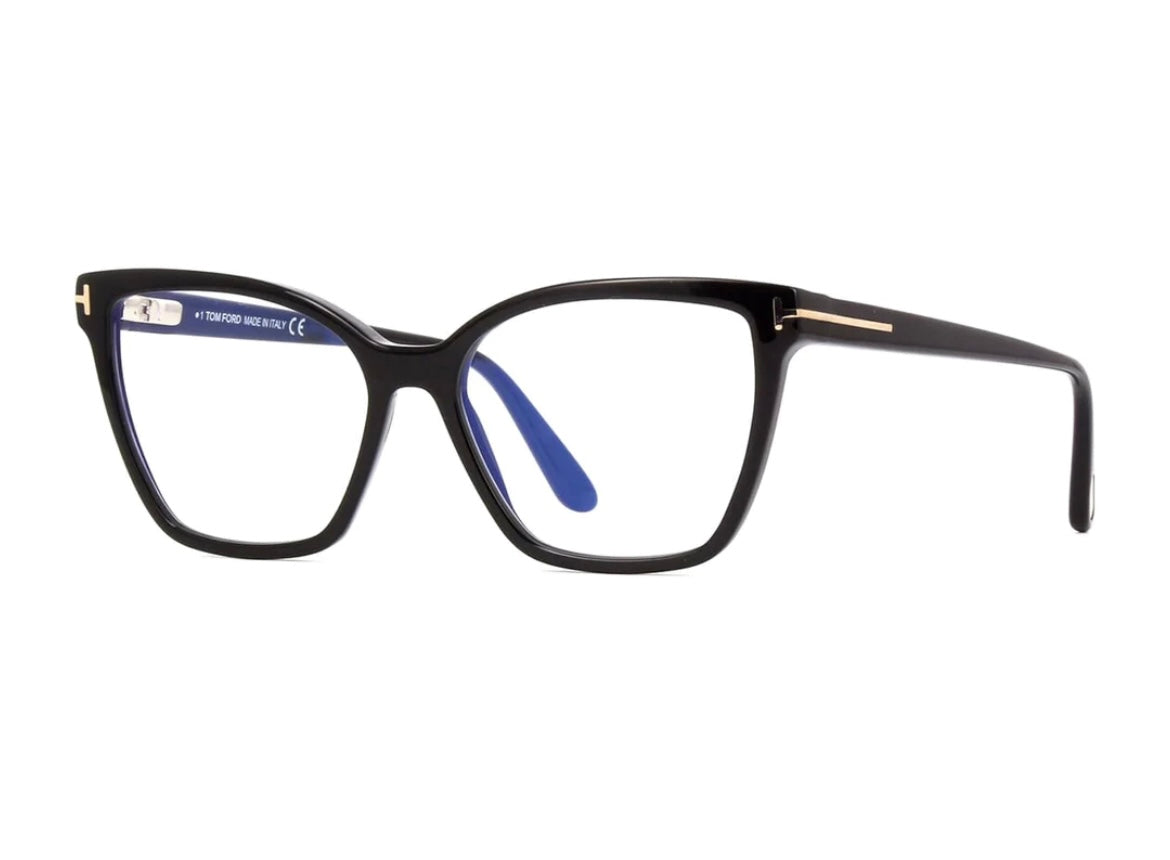 TOM FORD TF 5812-B 001 Glasses Frames RX Optical Eyeglasses Blue Light Control