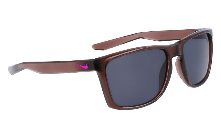Nike Fortune FD1692 291 Sunglasses Plum Eclipse Dark Grey Sports Square Glasses