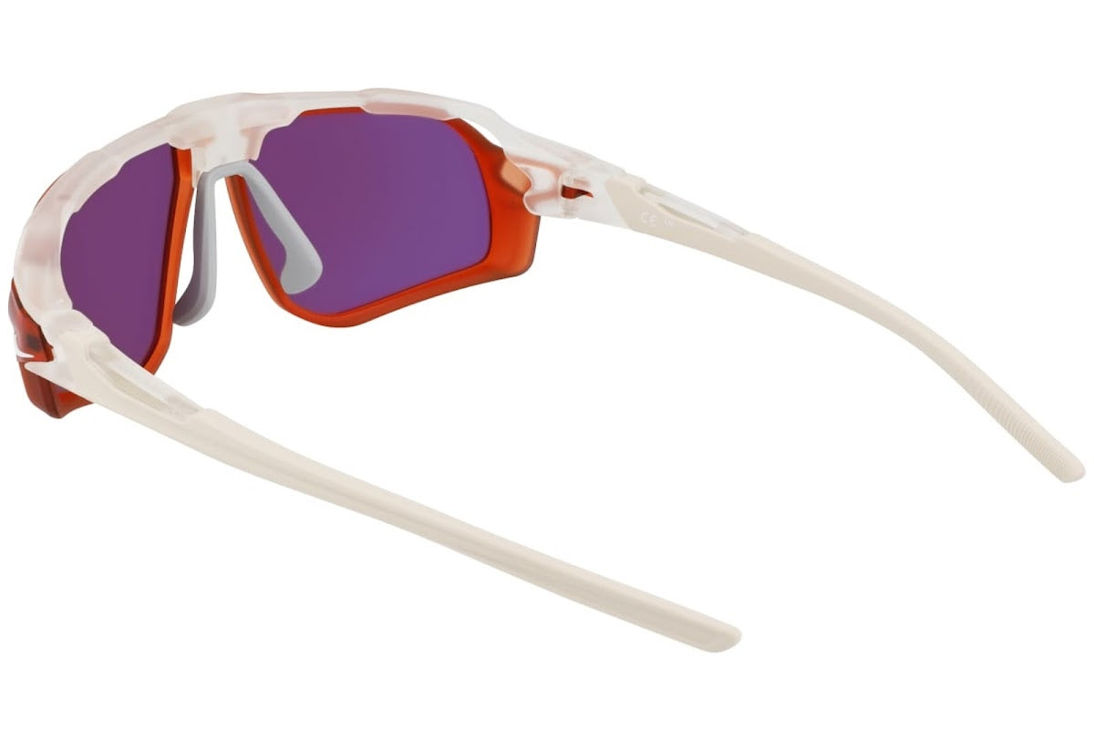 Nike Flyfree E Sunglasses FV2389 100 Matte Clear Road Tint Interchangable Lens