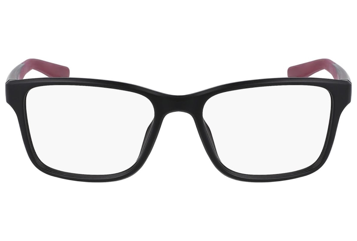 Nike 7014 002 Prescription Glasses Matte Black Night Maroon RX Eyeglasses