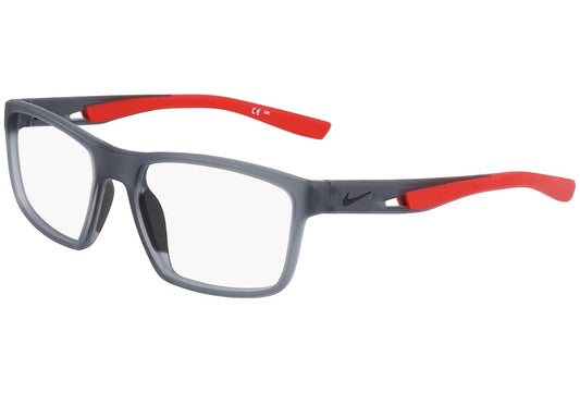 Nike 7015 034 Glasses Frames Dark Grey University Red Sports Optical Eyeglasses