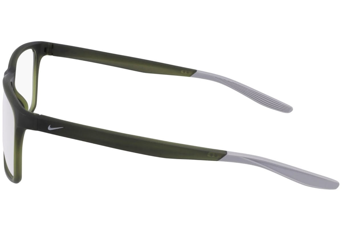 Nike 7116 302 Prescription Glasses Matte Sequoia Wolf Grey Optical Eyeglasses