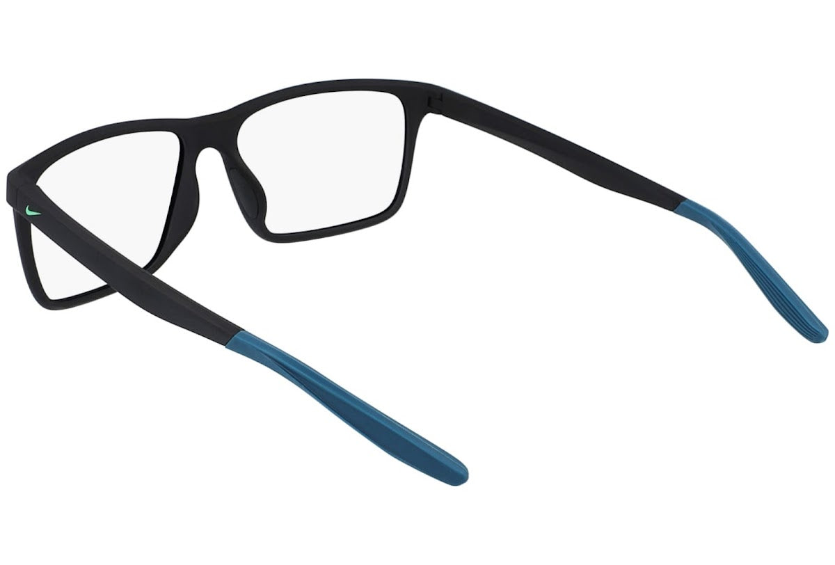 Nike 7116 011 Glasses Frames Mens Matte Black Space Blue RX Optical Eyeglasses